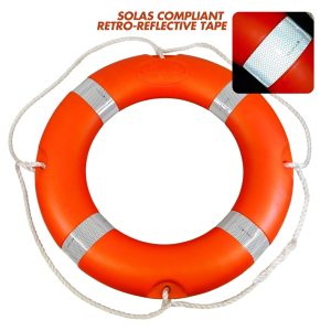 1.5 kg Lifebuoy Ring, 58cm, with SOLAS Retro-Reflective Tape