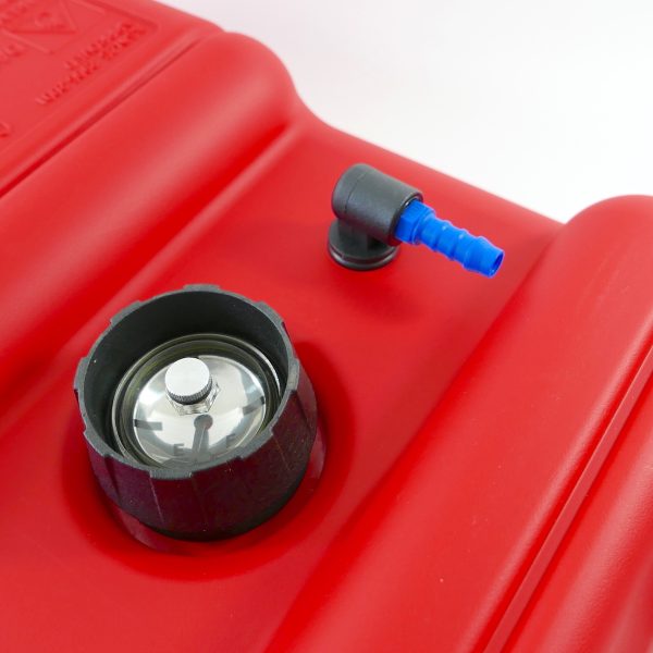 6 Gallon fuel tank with barb connector