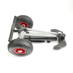 Portable Folding Outboard Trolley - Folded View