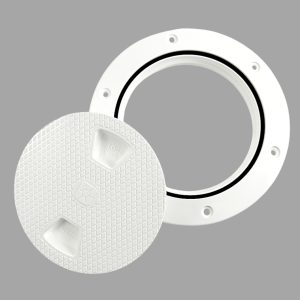4" Deck Plate / Inspection Port, UV Resistant, Anti-Skid, for Boats Caravans Kayaks