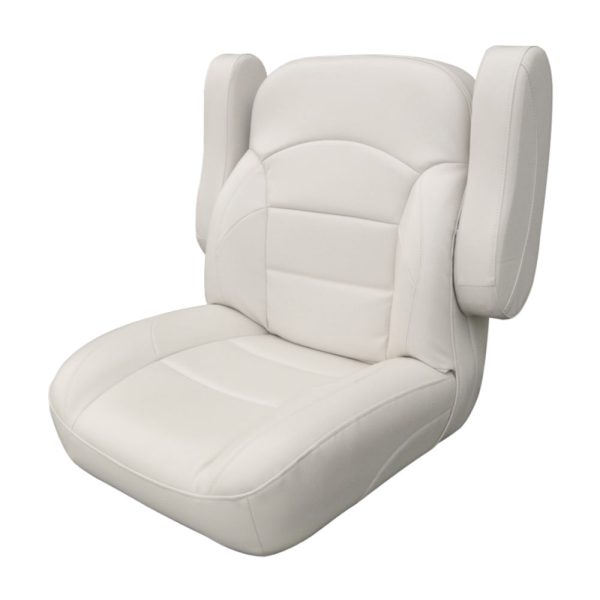 Premium Captain Chair for Yachts & Caravans - Ivory Colour arm rests up