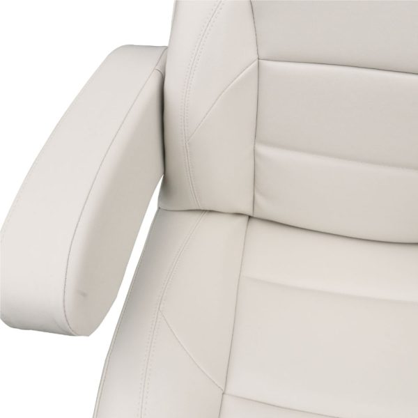 Premium Captain Chair for Yachts & Caravans - Ivory Colour first close up