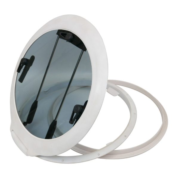 Round Tinted Glass Hatch with inner trim